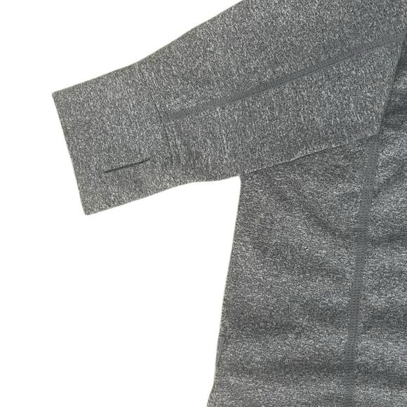 Simply Southern Full Gold Zip Athletic Jacket Thumb Gray Thumb Holes Size Small - Picture 3 of 5